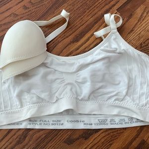 Coobie bra with removable cups